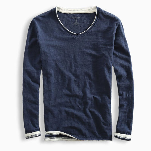 Louvel | Riku cotton long-sleeved shirt