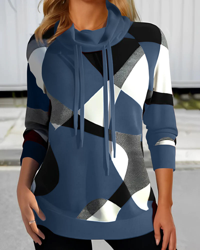 Clara™ | Women's hoodie with color-block design