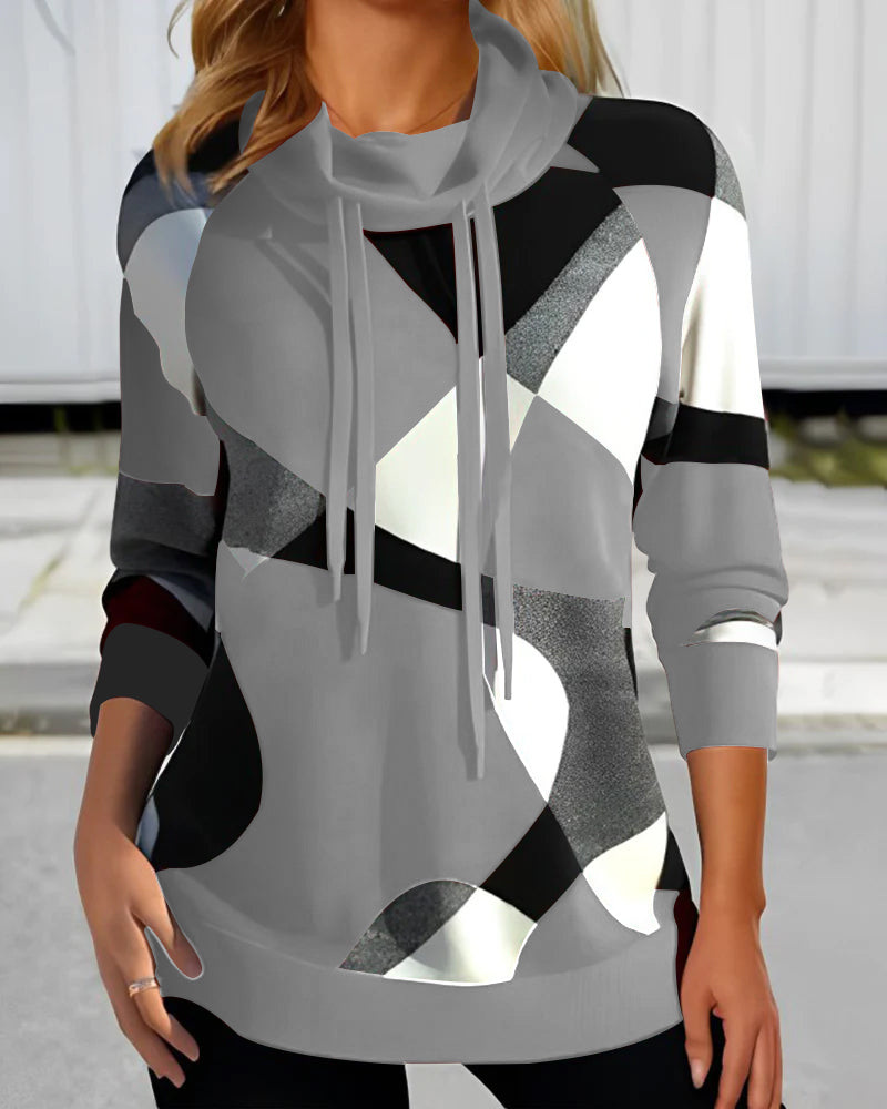 Clara™ | Women's hoodie with color-block design