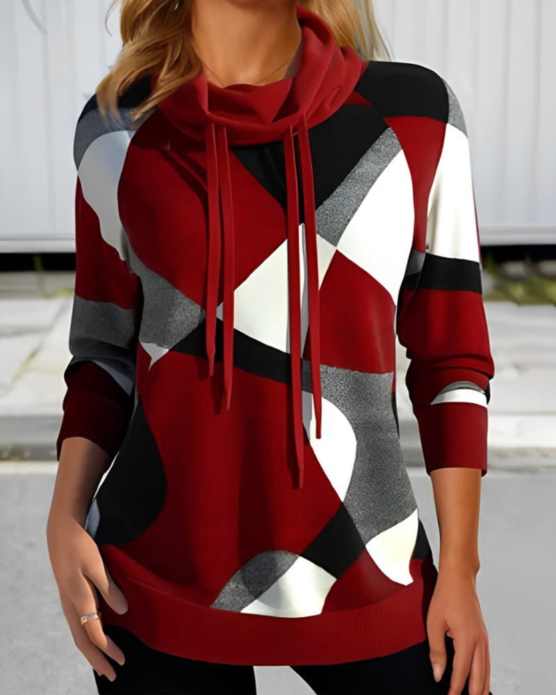 Clara™ | Women's hoodie with color-block design